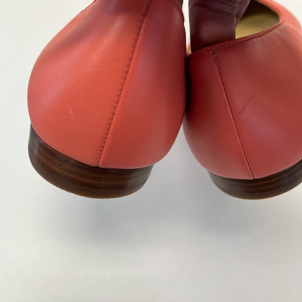 Michael Kors Orange Dylyn MK Logo Ballet Flats Sz. 10 - Picture 7 of 7